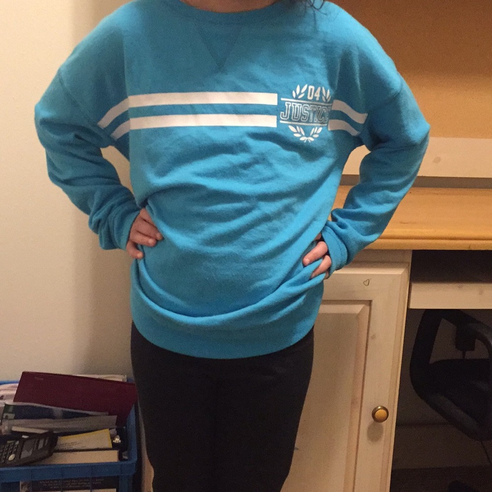 Blue sweater